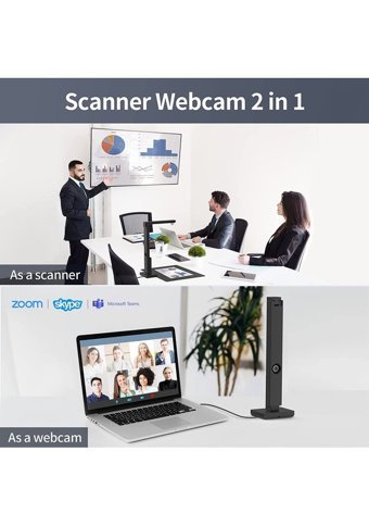 Czur LENS800 Pro 270 Dpi CMOS MacOS-Windows Tarayıcı Siyah