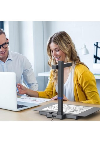 Czur Shine 800 A3 Surface Pro 270 Dpi CMOS MacOS-Windows Tarayıcı Siyah