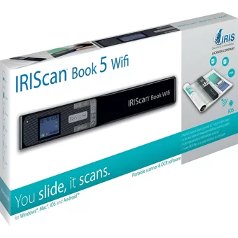 Iris Book 5 Wıfı 1200 Dpi MacOS-Windows Wifili Tarayıcı Siyah