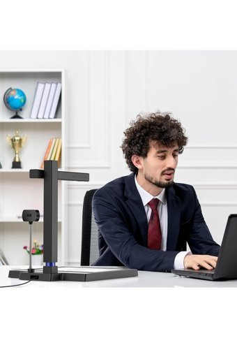 Czur Shine 500 Surface Pro Ac 210 Dpi CMOS MacOS-Windows Tarayıcı Siyah