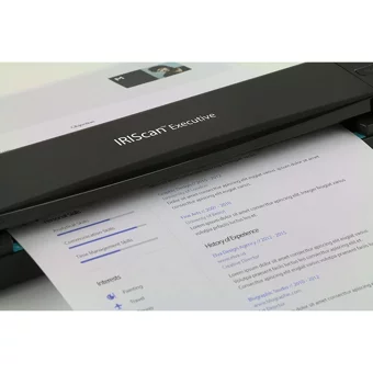Iris Executıve 4 600 Dpi CIS MacOS-Windows Çift Taraflı Tarayıcı Siyah
