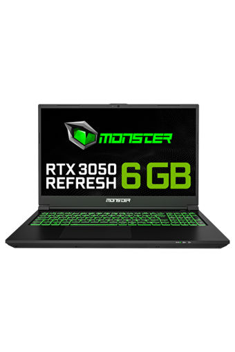 Monster Abra A5 V21.1.7 Harici GeForce RTX 3050 Intel Core i5 12450H 8 GB DDR5 500 GB SSD 15.6 inç FHD Windows 11 Home Gaming Laptop