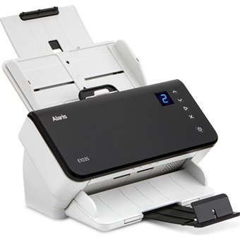 Kodak Alaris 1025071 E1035 600 Dpi Dual CIS Windows Çift Taraflı Tarayıcı Beyaz-Siyah