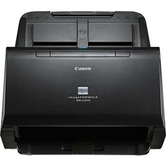 Canon DR-C240 600 Dpi CMOS CIS MacOS-Windows-Windows Server Çift Taraflı Tarayıcı Siyah