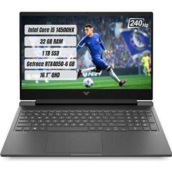 HP Victus 16-R1000NT 9J204EA Harici GeForce RTX 4050 Intel Core i5 14500HX 32 GB DDR5 1 TB SSD 16.1 inç QHD Freedos Gaming Laptop