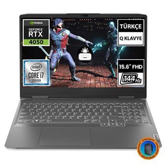 Lenovo LOQ 82XV00NNTR07 Harici GeForce RTX 4050 Intel Core i7 13620H 32 GB DDR5 1 TB SSD 15.6 inç FHD Freedos Gaming Laptop CNT008 Çanta