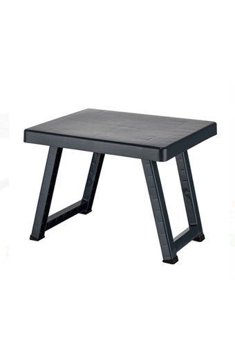 Alsanadolu 49.5x39 cm Dikdörtgen Plastik Katlanır Kamp Masası Kahverengi