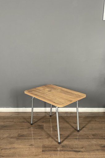 Berta Concept Primavera 45x60 cm Dikdörtgen Ahşap Katlanır Kamp Masası Kahverengi