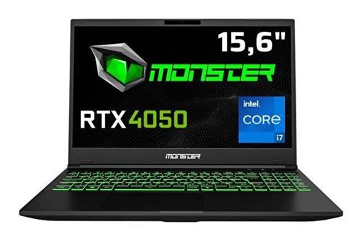 Monster Abra A5 V20.4.5 Harici GeForce RTX 4050 Intel Core i5 12450H 32 GB DDR5 1 TB SSD 15.6 inç FHD Windows 11 Home Gaming Laptop
