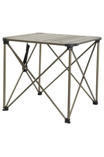 Archercamp 69.5x69.5 cm Çantalı Dikdörtgen Alüminyum Katlanır Kamp Masası Gri