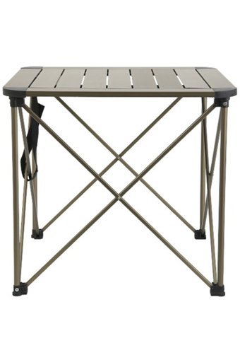 Archercamp 69.5x69.5 cm Çantalı Dikdörtgen Alüminyum Katlanır Kamp Masası Gri