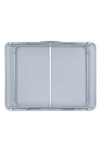 Binbirreyon 80x60 cm Dikdörtgen Ahşap Katlanır Kamp Masası Kahverengi
