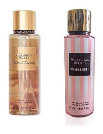 Victoria's Secret Coconut Passion-Bombshell Vücut Spreyi İkili Set Kadın Vücut Spreyi 2x250 ml
