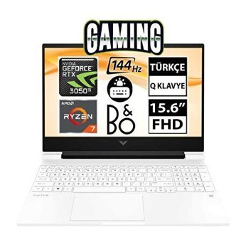 HP Victus 15 71T71EA02 Harici GeForce RTX 3050 AMD Ryzen 7 5800H 32 GB DDR5 512 GB SSD 15.6 inç FHD Freedos Gaming Laptop