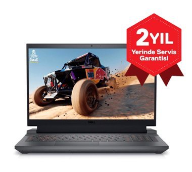 Dell G15 5530 G155530240102U Harici GeForce RTX 3050 Intel Core i5 13450HX 8 GB DDR5 512 GB SSD 15.6 inç FHD Ubuntu Gaming Laptop