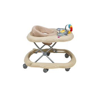 Baby2Go 23841 Step 6 Tekerlekli 3 Kademeli Oyuncaklı Müzikli Örümcek Yürüteç Mavi