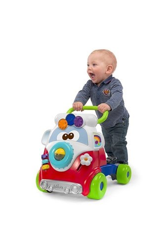 Chicco Happy Hippy Filli 4 Tekerlekli Oyuncaklı İlk Adım Yürüteç Kırmızı