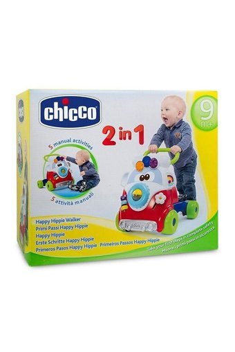 Chicco Happy Hippy Filli 4 Tekerlekli Oyuncaklı İlk Adım Yürüteç Kırmızı