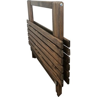 Ayfiwood A70-60 70x60 cm Dikdörtgen Ahşap Katlanır Kamp Masası Kahverengi