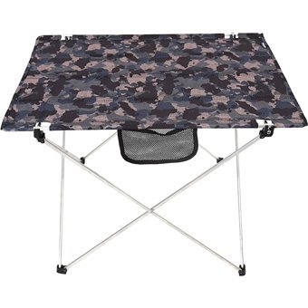 Famebag 73x53 cm Çantalı Dikdörtgen Kumaş Katlanır Kamp Masası Kamuflaj