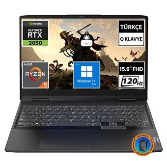 Lenovo Ideapad Gaming 3 82SB00SBTX19 Harici GeForce RTX 2050 AMD Ryzen 5 7535HS 64 GB DDR5 512 GB SSD 15.6 inç FHD Windows 11 Pro Gaming Laptop CNT020 Çanta