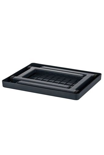 Bimbambom 70x50 cm Dikdörtgen Plastik Katlanır Kamp Masası Kahverengi