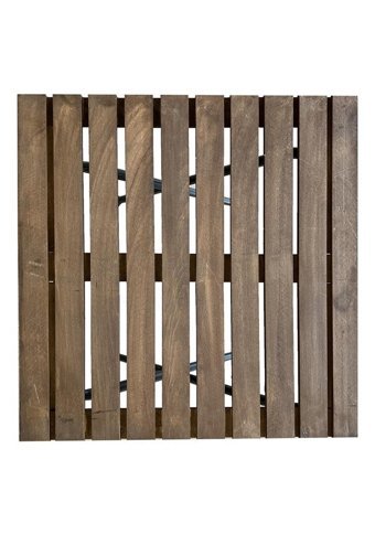 Argeus 54021 52x52 cm Kare Ahşap Katlanır Kamp Masası Kahverengi