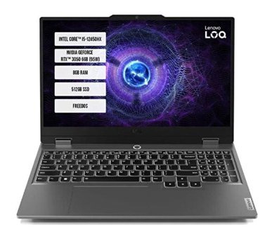 Lenovo LOQ 15IAX9 83GS007VTR Harici GeForce RTX 3050 Intel Core i5 12450HX 8 GB DDR5 512 GB SSD 15.6 inç FHD Freedos Gaming Laptop
