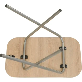 Alesta Life 70x40 cm Dikdörtgen Ahşap Katlanır Kamp Masası Kahverengi