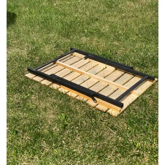Avix 68x50 cm Dikdörtgen Ahşap Katlanır Kamp Masası Kahverengi