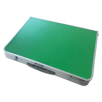 Andoutdoor And-8812-K 90x60 cm Dikdörtgen Alüminyum Katlanır Kamp Masası Yeşil