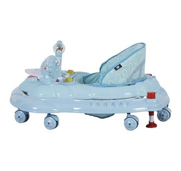 Sunny Baby 9227 Duffy 8 Tekerlekli 3 Kademeli Oyuncaklı Müzikli Örümcek Yürüteç Turkuaz