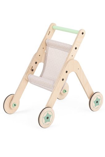 Mamatoyz Trio Stroller 4 Tekerlekli 3 Kademeli İlk Adım Yürüteç Kahverengi