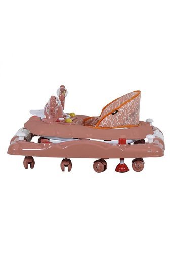 Sunny Baby 9228 Kiddy 8 Tekerlekli 3 Kademeli Oyuncaklı Müzikli Örümcek Yürüteç Kahverengi