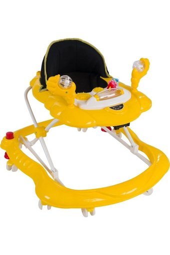 Baby Hope 216 6 Tekerlekli Oyuncaklı Müzikli Örümcek Yürüteç Turkuaz