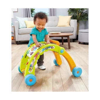 Little Tikes 3 In 1 Activty Walker Ormanlı 4 Tekerlekli Oyuncaklı Müzikli İlk Adım Yürüteç Turuncu