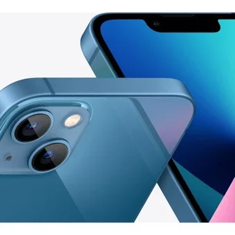 Apple iPhone 13 256 Gb Hafıza 4 Gb Ram 6.1 İnç 12 MP Çift Hatlı Oled Ekran Ios Akıllı Cep Telefonu Mavi