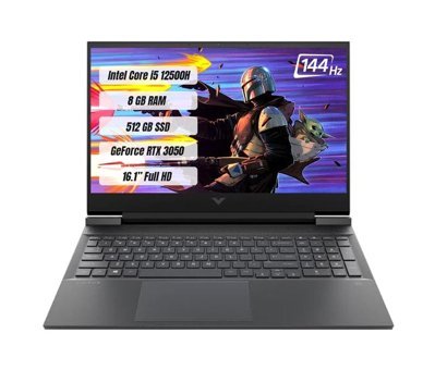 HP Victus 16-D1048NT Harici GeForce RTX 3050 Intel Core i5 12500H 8 GB DDR5 512 GB SSD 16.1 inç FHD Freedos Gaming Laptop