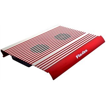Flaxes Fn-3333K 2800 Rpm Mini Sessiz 2 Fanlı Alüminyum 17 İnç Laptop Soğutucu