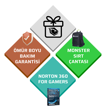 Monster Tulpar T7 V26.1.1 Harici GeForce RTX 4060 Intel Core i7 13700H 16 GB DDR5 1 TB SSD 17.3 inç FHD Windows 11 Home Gaming Laptop