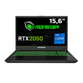 Monster Abra A5 V21.3.1 Harici GeForce RTX 2050 Intel Core i7 12700H 16 GB DDR5 1 TB SSD 15.6 inç FHD Windows 11 Home Gaming Laptop