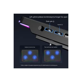 Demon Knight Rgb Laptop Soğutucu