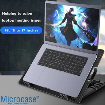 Microcase Al3495 1 Fanlı Plastik 17 İnç Laptop Soğutucu