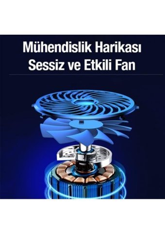 Coofbe Profesyonel 5 Fanlı Rgb Laptop Soğutucu