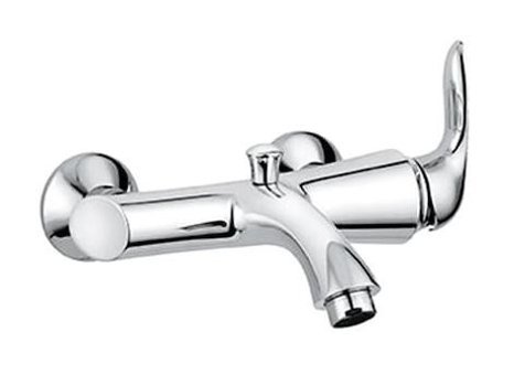 Emmevi ART. 91001 Çelik Çiftli Aç Kapa Solo Yuvarlak Banyo Bataryası Krom
