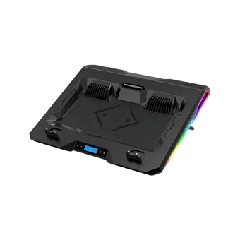 Coverzone 2100 Rpm Sessiz 2 Fanlı Rgb Metal 17 İnç Laptop Soğutucu