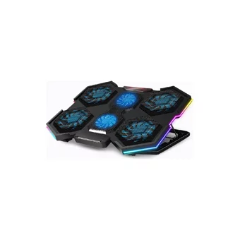 Gomax 2600 Rpm Sessiz 6 Fanlı Rgb Gaming Laptop Soğutucu