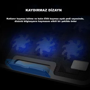 Dailylink Sessiz 6 Fanlı 15.6 İnç Laptop Soğutucu