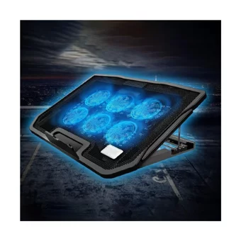 Dailytech 2600 Rpm Sessiz 6 Fanlı Alüminyum 15.6 İnç Laptop Soğutucu