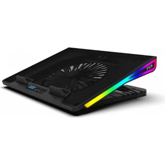 Inca Inc-608Gms 800 Rpm Mini Sessiz 1 Fanlı Rgb 17 İnç Gaming Laptop Soğutucu